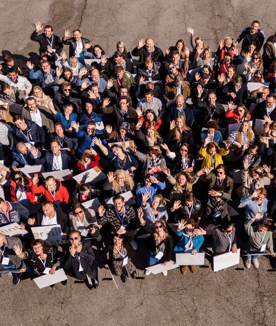 Gruppenbild von Schlumberger Mitarbeitern