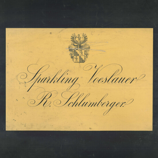 Historische Beschilderung "Sparkling Vöslauer"