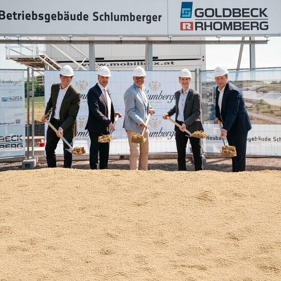 Baustart für die neue Sekt-Produktionsanlage im burgenländischen Müllendorf