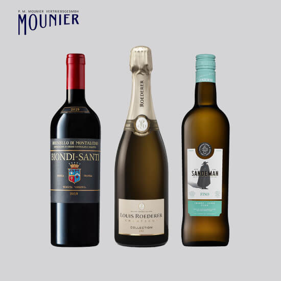 Diverse Produkte aus dem Mounier Sortiment