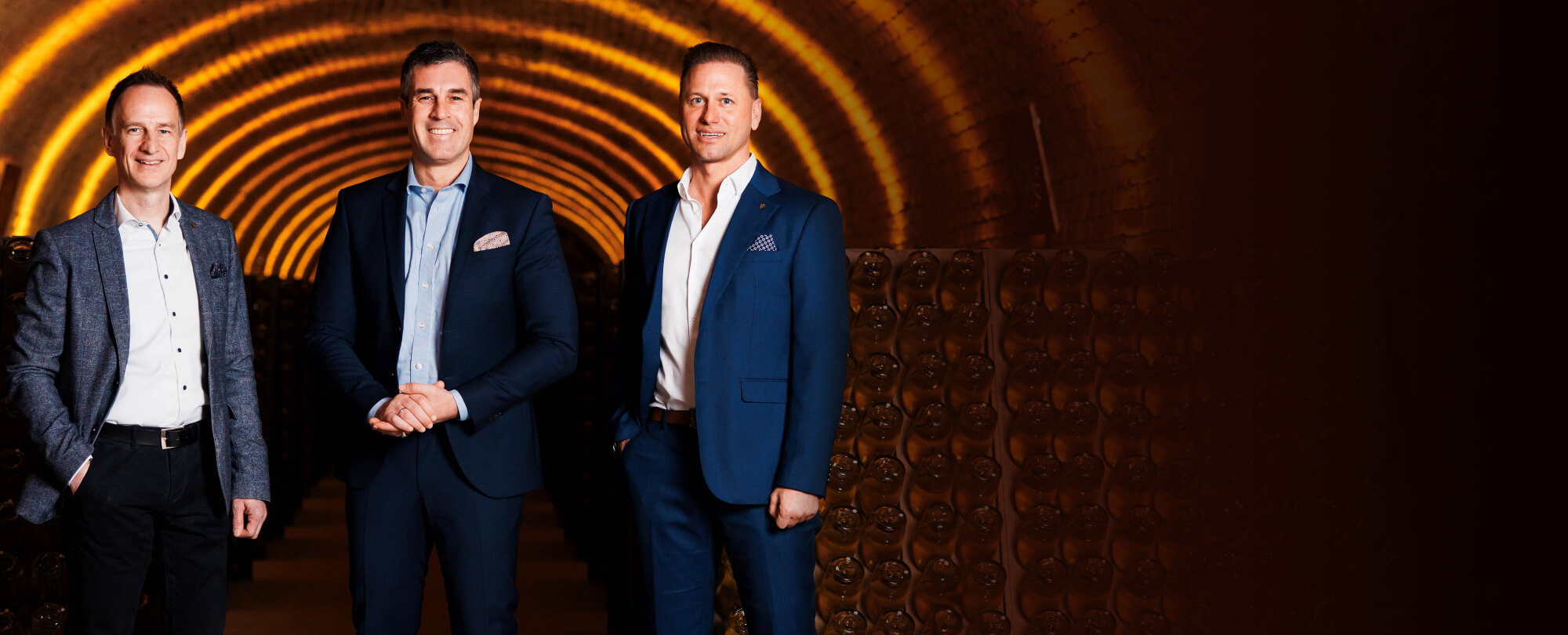 Die Gruppe Schlumberger Unternehmensleitung in den Kellerwelten