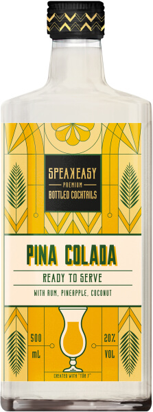 Speakeasy Bottled Cocktails "Pina Colada", 500 ml 