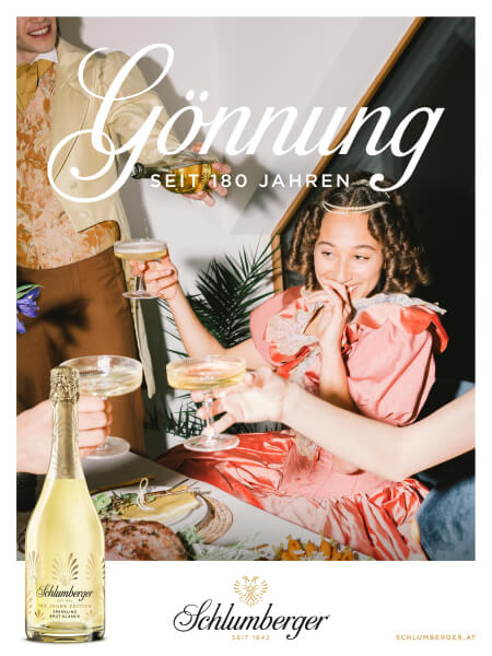 Schlumberger"Gönnung seit 180 Jahren" Kampagnensujet