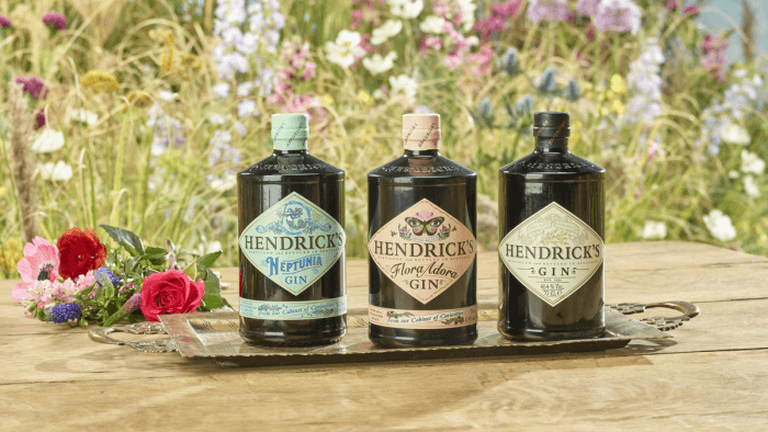 3 Flaschen Hendrick's Gin 