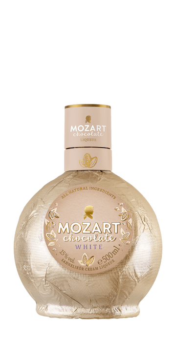 Mozart Chocolate White Likör Flasche